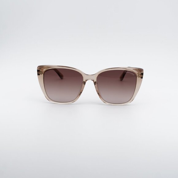 Tom Ford FT0973-K 45F Sunglasses Brown Square Frame, Brown Lenses main image 4